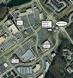 Kingstowne office map