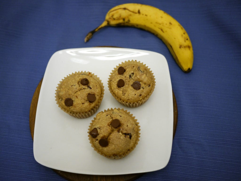 Peanut Butter Banana Muffins