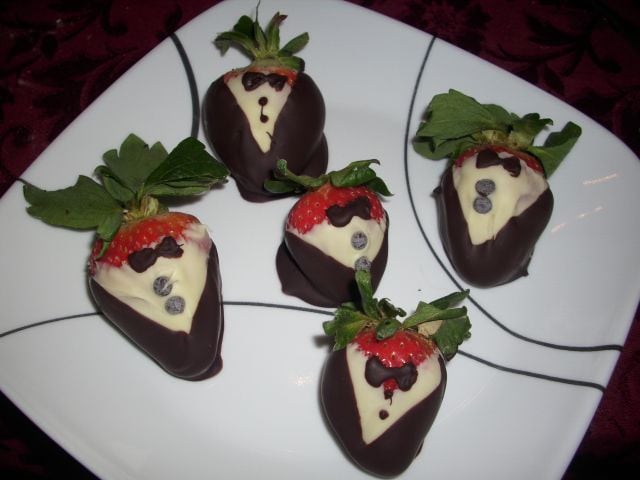 Tuxedo strawberries